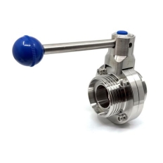 zawór motylkowy g-g DN51 SMS 304 