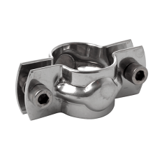 Klamra do rur bez trzpienia, 22.0 - 23.0 mm 20 X 3 / M6, polerowany, 304