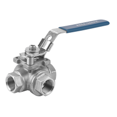 Zawór kulowy trójdrożny, 1/4